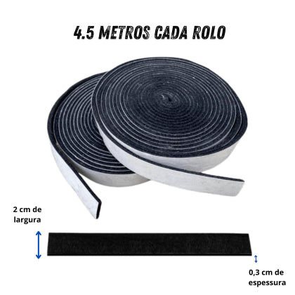 1° Fita de Vedação para Pit Smoker -Block Smoke