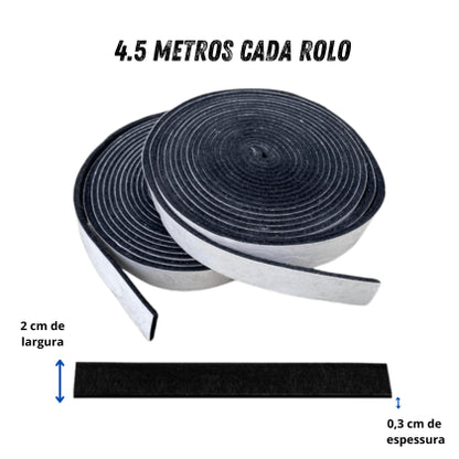 1° Fita de Vedação para Pit Smoker -Block Smoke