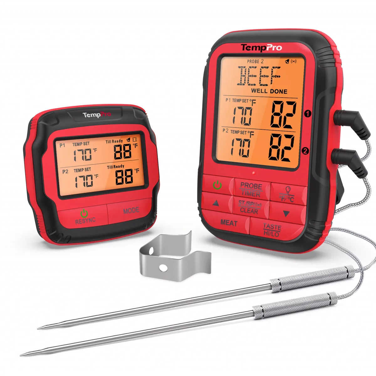 Termômetro Sem Fio Para Carne Thermopro Tp828bw